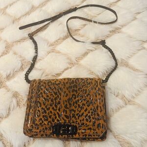 Rebecca Minkoff Small Quilted Leopard Print Bag